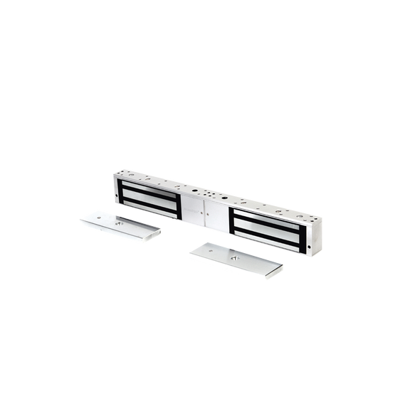 AccessPRO MAG1200D MAG1200D Chapa magnética de 1200 Lbs /Para Puertas Dobles/ Interio