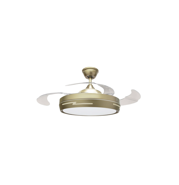 JWJ JLV034 JLV-034 Ventilador de Techo con Luminario LED de 110 V CA 50/60 Hz / 88 W