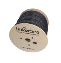 LINKEDPRO BY EPCOM EPCAT5EV2P EP-CAT-5E-V2P Bobina de Cable Siamés Cat5E CCA + 2 Cabl