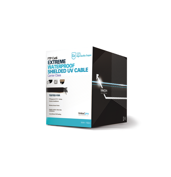 LINKEDPRO BY EPCOM PROCAT6EXT500 PRO-CAT-6-EXT/500 Bobina de 152.5 metros Cat6+ CALIB