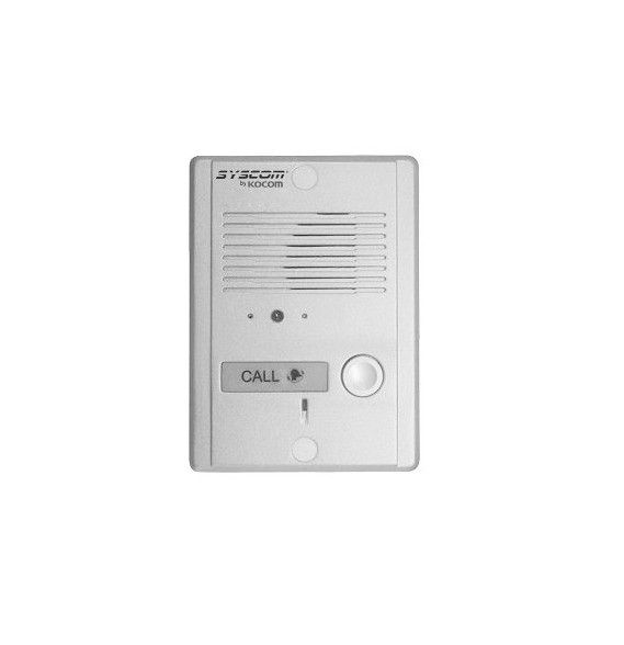 KOCOM KCMC24 KCM-C24 Frente de Calle Metalico Antivandalico con Cámara Pinhole a Colo