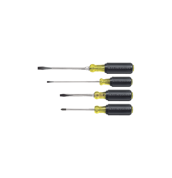 KLEIN TOOLS 85105 85105 Juego de desarmadores de punta ranurada y Phillips de 4 pieza