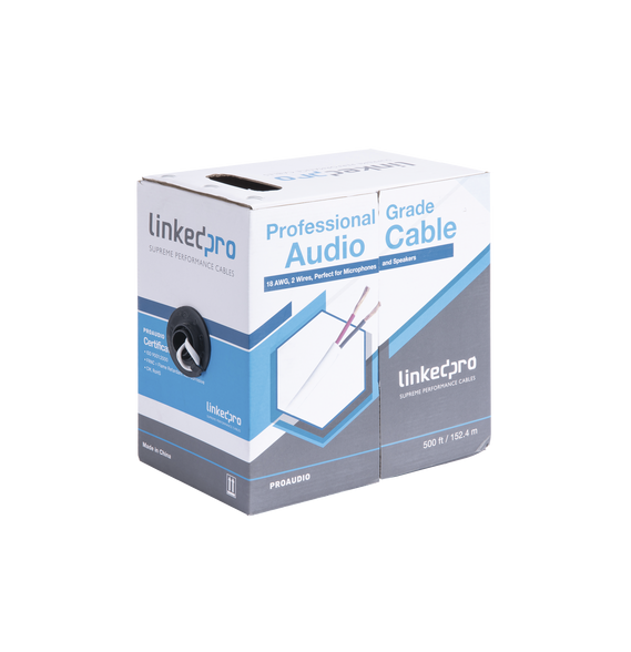 LINKEDPRO BY EPCOM PROAUDIO PRO-AUDIO Cable para audio profesional de 2 conductores c