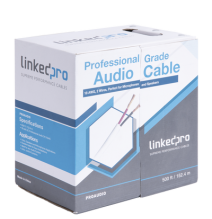 LINKEDPRO BY EPCOM PROAUDIO PRO-AUDIO Cable para audio profesional de 2 conductores c