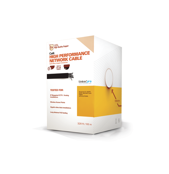 LINKEDPRO BY EPCOM PROCAT6PLUS100M PRO-CAT-6-PLUS/100M Cable Cat6+ CALIBRE 23 ALTO RE