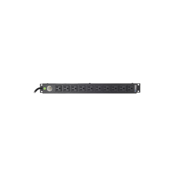 LINKEDPRO BY EPCOM HTCM1U10C HTCM-1U-10C Tomacorriente Horizontal (PDU) de 10 Contact
