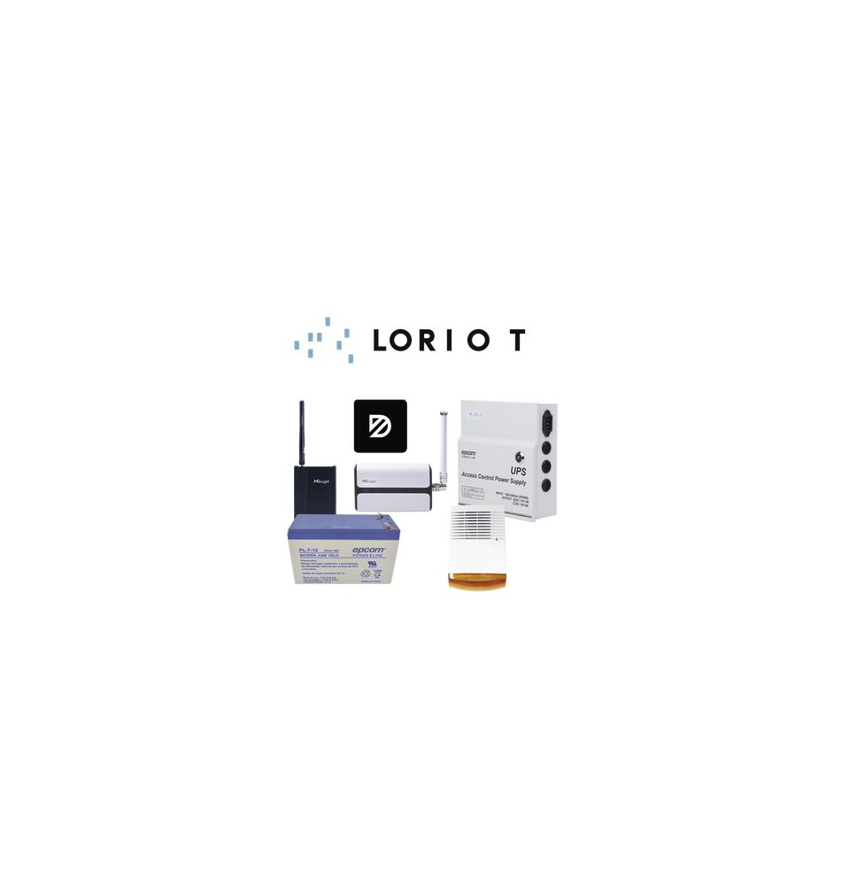 Syscom ALARMAVECINALLORAWAN ALARMA-VECINAL-LORAWAN KIT INICIAL PARA ALARMA VECINAL DE