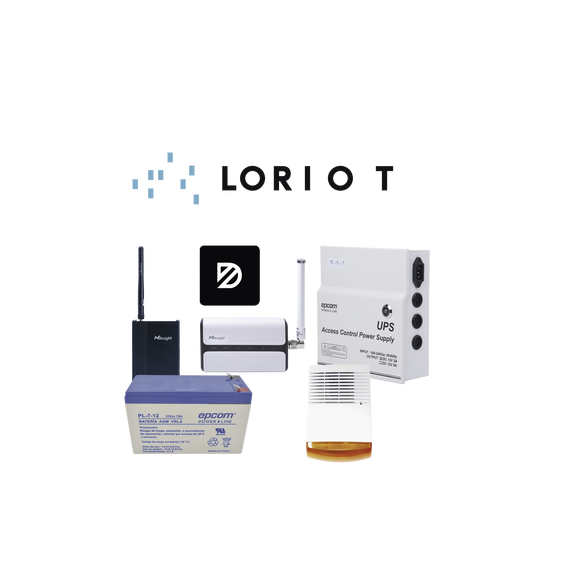 Syscom ALARMAVECINALLORAWAN ALARMA-VECINAL-LORAWAN KIT INICIAL PARA ALARMA VECINAL DE