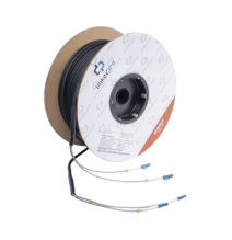 LINKEDPRO BY EPCOM EF100LC EF-100-LC Carrete de Fibra Óptica Monomodo con Conectores