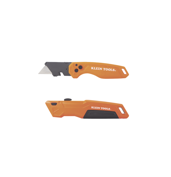 KLEIN TOOLS 44312 44312 Juego de Navajas Multiusos Deslizable y Plegable de 135 o 18