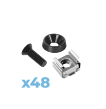 LINKEDPRO BY EPCOM LPTAT48 LP-TAT-48 Juego de 48 Tornillos con 48 Arandelas y 48 Tuer