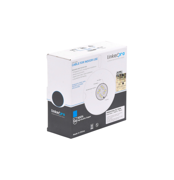 LINKEDPRO BY EPCOM PROCAT5ELITE100M PRO-CAT-5E-LITE/100M Bobina de cable de 100m Cat5