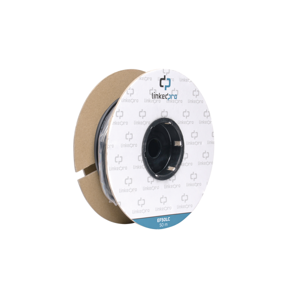 LINKEDPRO BY EPCOM EF50LC EF-50-LC Carrete de Fibra Óptica Monomodo con Conectores LC