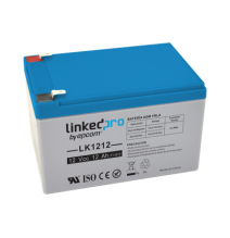 LINKEDPRO BY EPCOM LK1212 LK1212 Batería 12 Vcc / 12 Ah / UL / Tecnología AGM-VRLA /