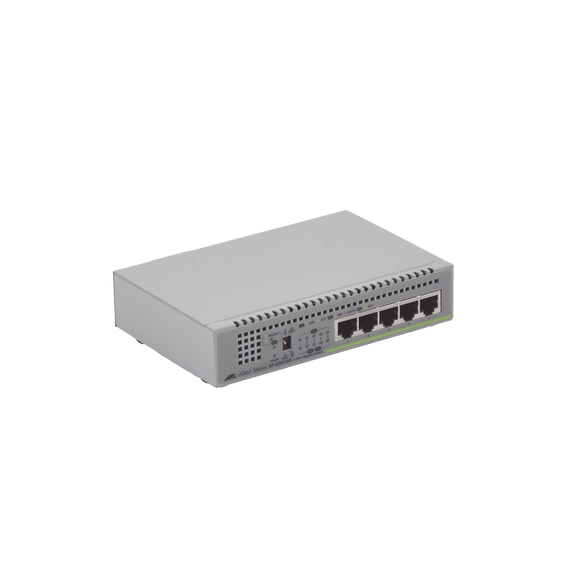 ALLIED TELESIS ATGS910510 AT-GS910-5-10 Switch Gigabit No Administrable 5 Puertos 10/