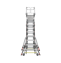 Little Giant Ladder Systems CAGE8FTR CAGE8FTR Escalera de Fibra de Vidrio con Jaula d