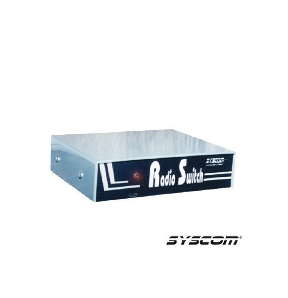 Syscom RSWRV RS-WRV Radio Switch completo con radio receptor portátil en VHF integrad