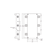 MICROLAB CM80N CM-80N Combinador hibrido 3x3 694-2700MHz 150W -161dBc tipo N IP64