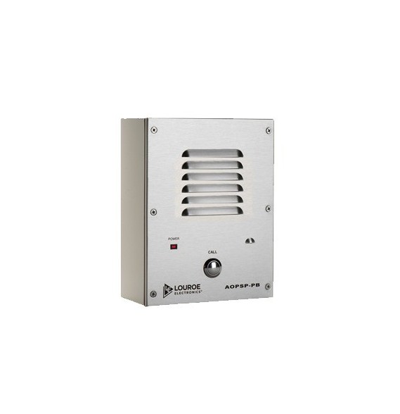 LOUROE ELECTRONICS AOPSPPB AOP-SP-PB Intercomunicador LOUROE de audio para cámaras IP