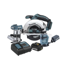 MAKITA DLX3165ST DLX3165ST Kit Inalámbrico De Carpintería Sierra Circular + Router In