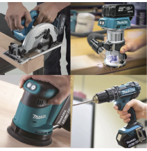 MAKITA DLX3165ST DLX3165ST Kit Inalámbrico De Carpintería Sierra Circular + Router In