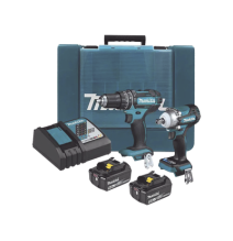 MAKITA DLX2500T DLX2500T Kit de Rotomartillo Atornillador DHP482 + Atornillador de Im