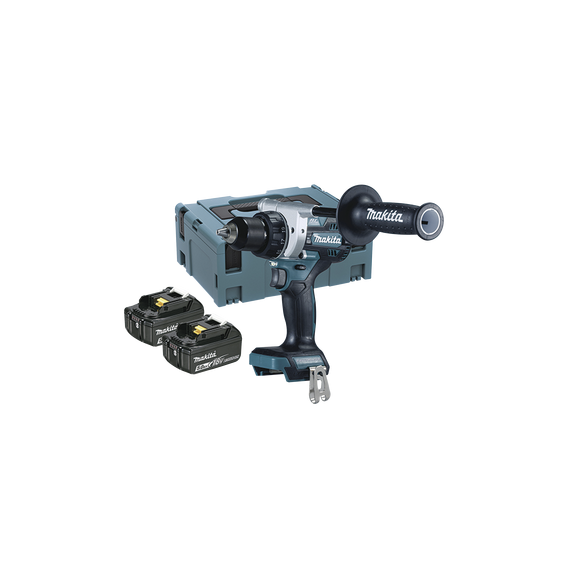 MAKITA DDF486RTJ DDF-486-RTJ Taladro Atornillador BL 18 V 5 Ah LXT 130 Nm 2 Velocidad