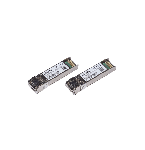 MIKROTIK XS2733LC15D XS+2733LC15D Kit de dos módulos GBIC 1.25G SFP 10G SFP+ y 25G SF