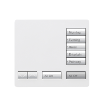 LUTRON ELECTRONICS RRT5RLSW RRT5RLSW Teclado seetouch sobre mesa 5 botones  Botonera