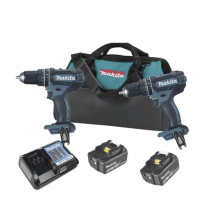 MAKITA DLX2501S DLX2501S KIT (DHP482Z Rotom..+ DTW181Z Pistola Impacto) 2 Baterías de