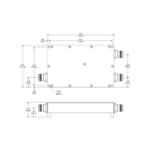 MICROLAB BK201N BK-201N DIPLEXOR 617-960/1695-2700MHz 250W -161dBc N-type IP67 .