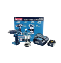 MAKITA DLX2463ST DLX2463ST kit de Rotomartilló DHP487 +Fresadora Multifuncional DRT50