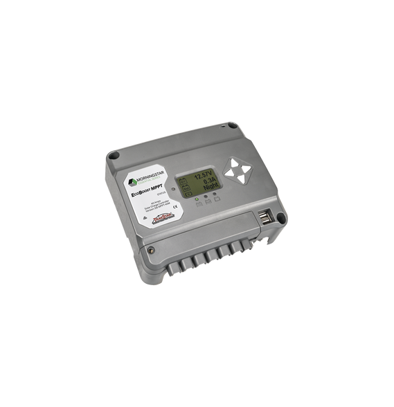 MORNINGSTAR EBMPPT40M EBMPPT40M Controlador de Carga Solar EcoBoost MPPT 40A con Pant