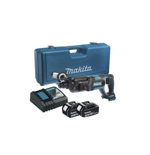 MAKITA DHR241RFE DHR241RFE Rotamartilló 18V SDS 0-1.200 Rpm 3 Modos de Trabajo Incluy