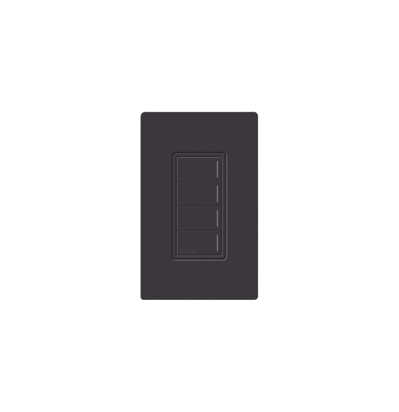 LUTRON RADIORA 3 RRSTHN4BMN RRSTHN4BMN (RadioRa3) Botonera Sunnata Negro 3 escenas y