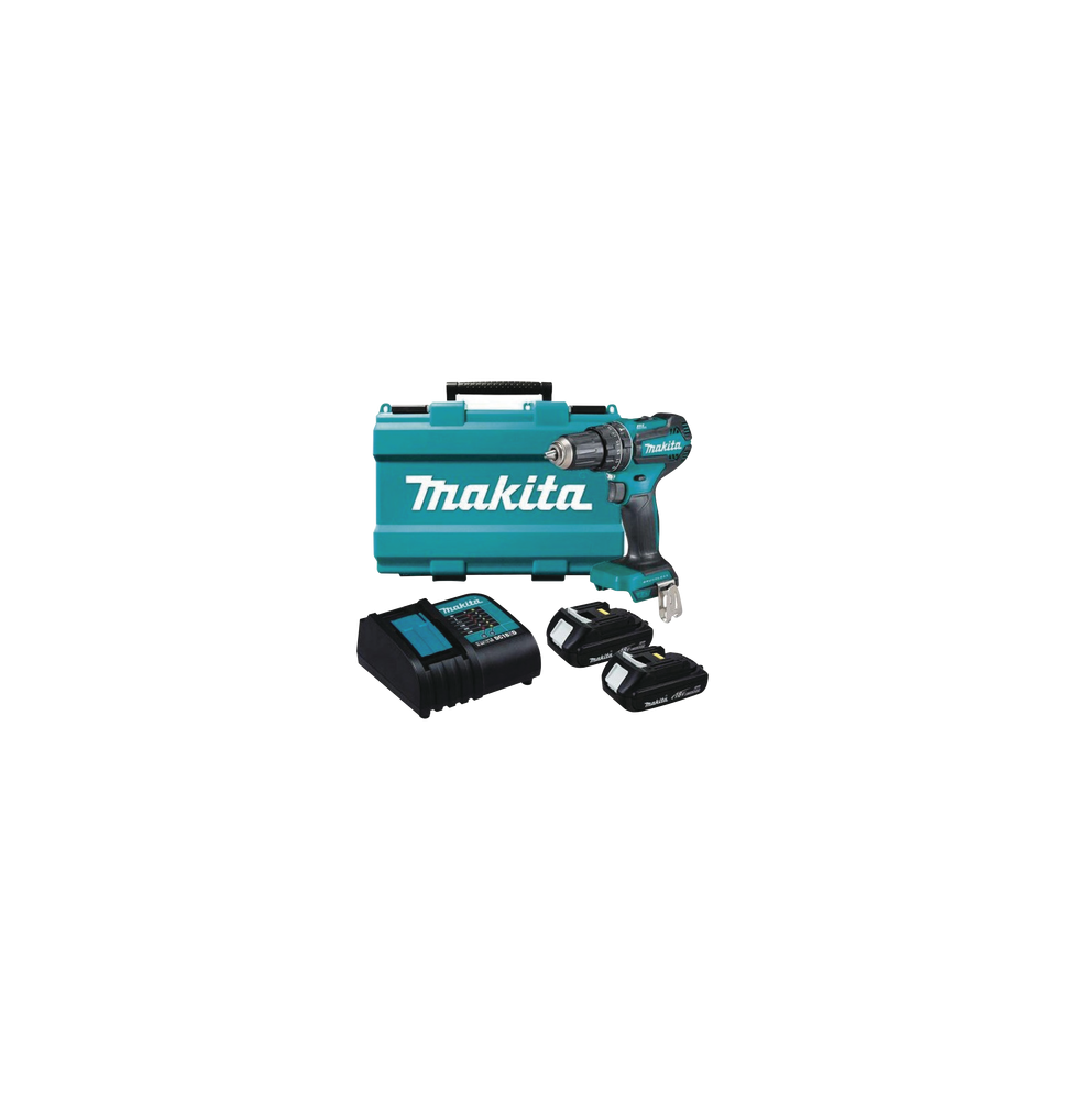 MAKITA DHP485SYE DHP-485-SYE Rotomartillo/Taladro Inalámbrico (1/2) de 1 900 RPM 18Vc