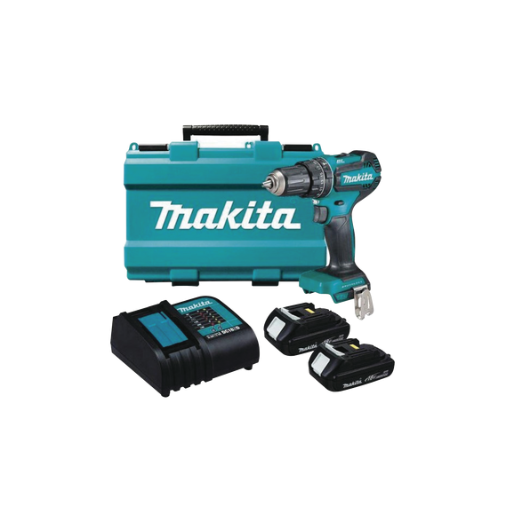 MAKITA DHP485SYE DHP-485-SYE Rotomartillo/Taladro Inalámbrico (1/2) de 1 900 RPM 18Vc