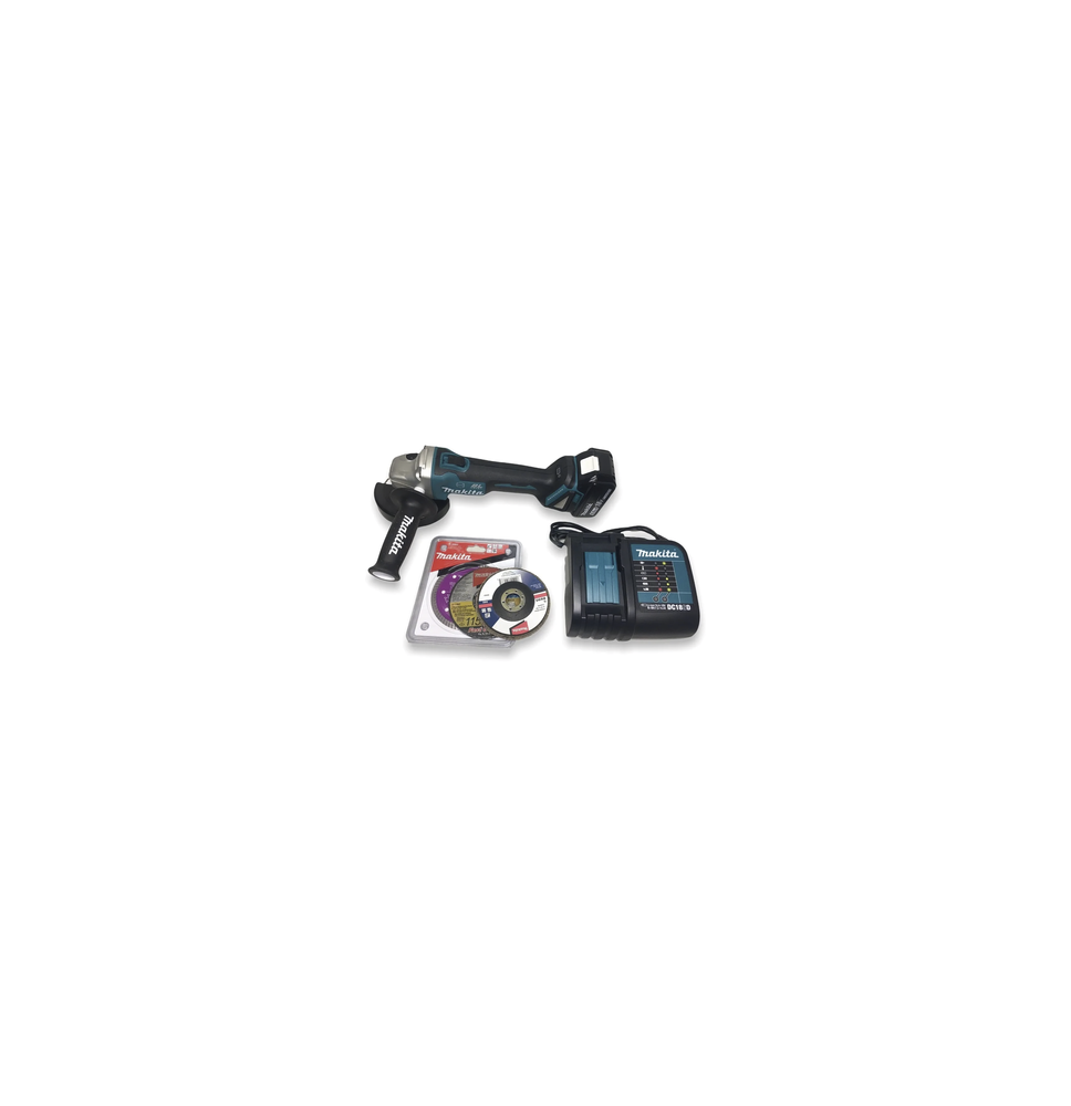 MAKITA DGA456STX3 DGA456STX3 Miniesmeril 115mm 4-1/2in 8.500 Rpm 1 Batería 18V Li-ION