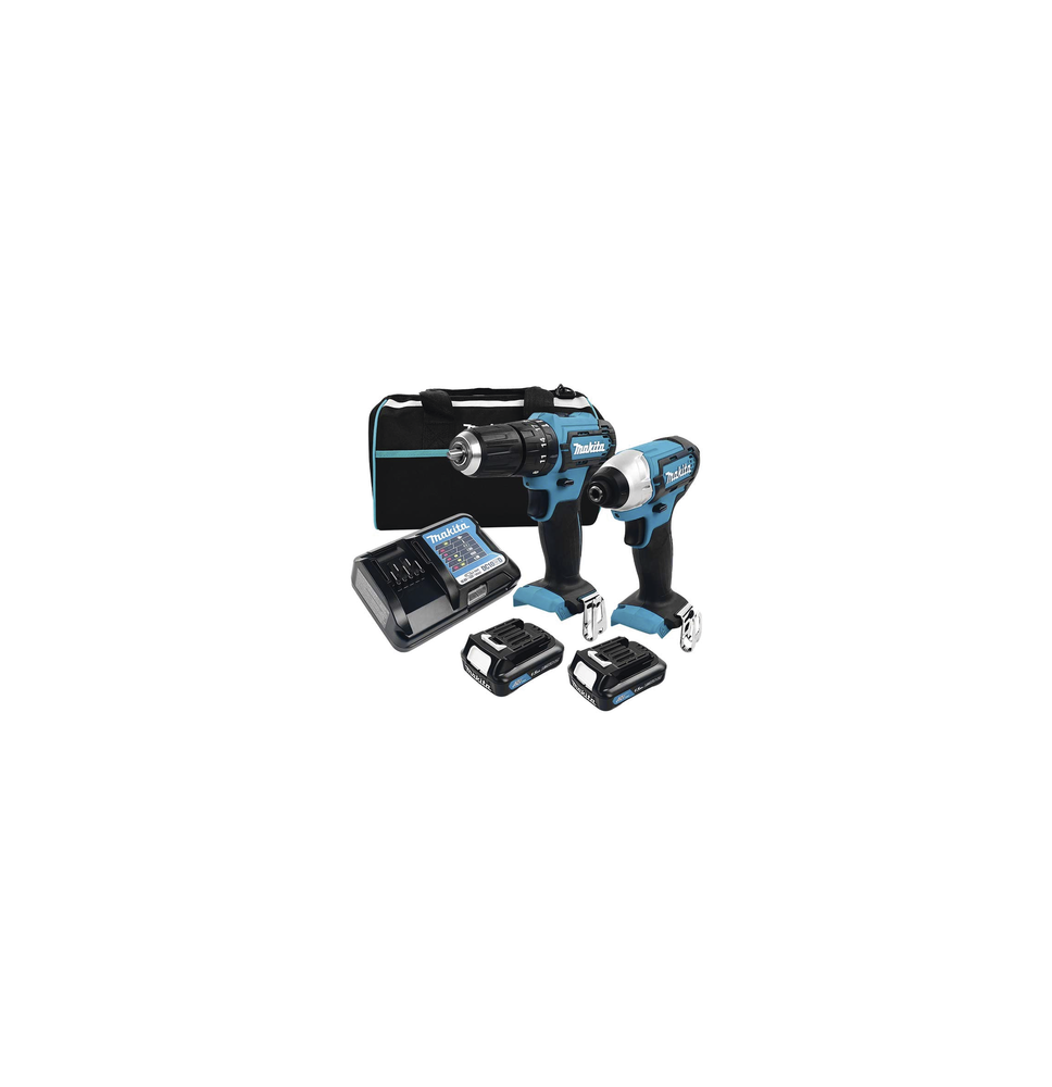 MAKITA DLX2131SY DLX2131SY KIT (DHP482 ROTOM. + DTD152 ATORN.IMP.) LI-ION 2 BAT 1.5 A