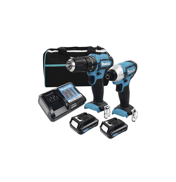 MAKITA DLX2131SY DLX2131SY KIT (DHP482 ROTOM. + DTD152 ATORN.IMP.) LI-ION 2 BAT 1.5 A