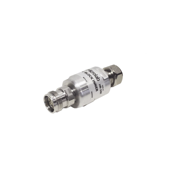 MICROLAB HR26E HR-26E BLOQUEADOR DE DC 250-6000MHz 500W/3kV -161dBc 4.3-10 IP65 .