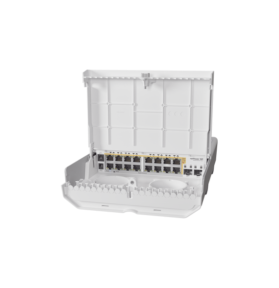 MIKROTIK CRS31816P2SOUT CRS318-16P-2S+OUT (netPower 16P) Switch administrable Sistema