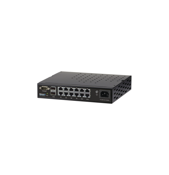 NETONIX WS12250AC WS12250AC Switch WISP PoE Administrable de 14 puertos (12 PoE Gigab