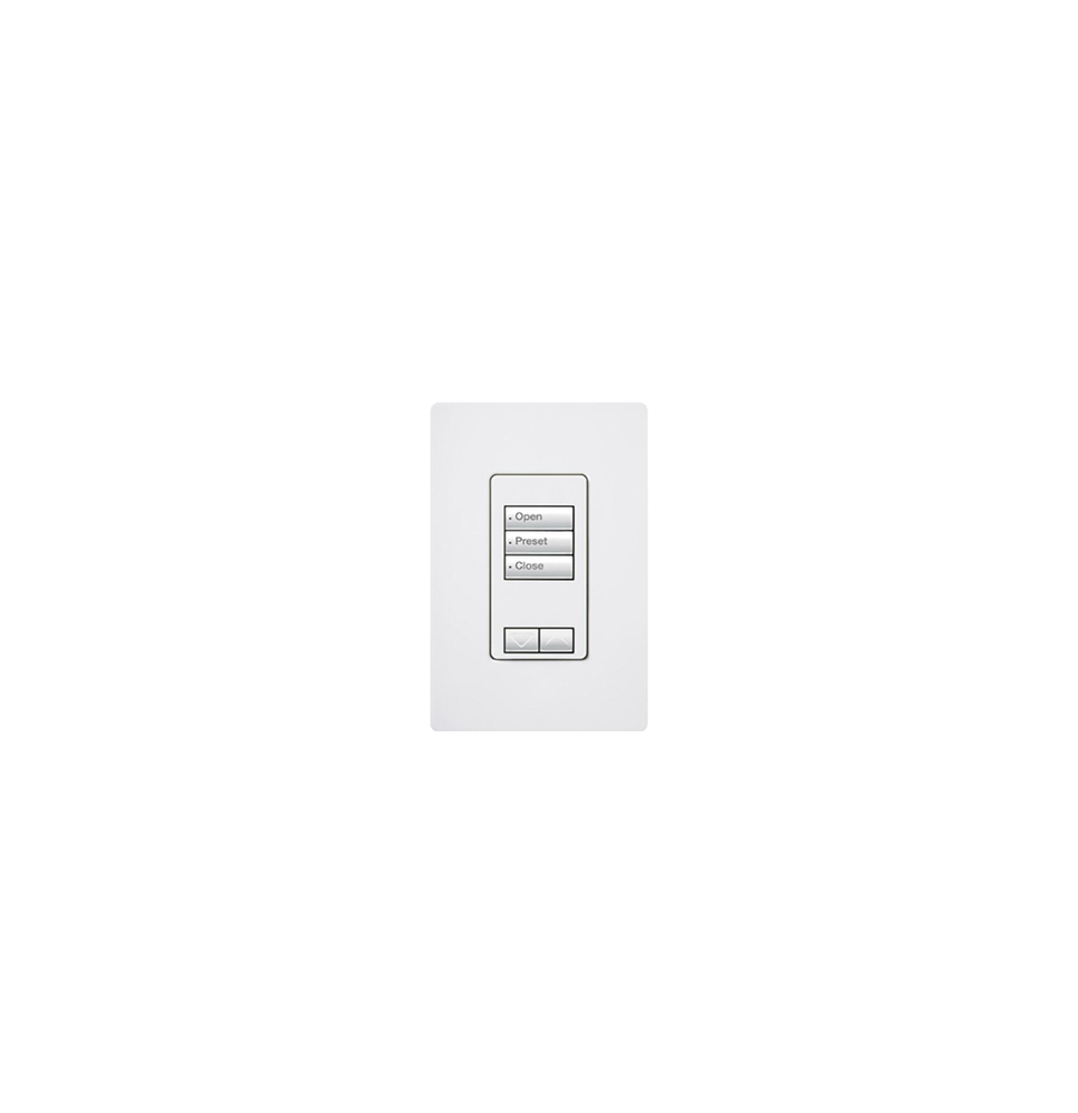 LUTRON ELECTRONICS RRDW3BRLWH RRDW3BRLWH Teclado seetouch 3 botones 2 botones subir/b