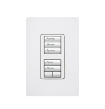 LUTRON ELECTRONICS RRDW1RLDWH RRD-W1-RLD-WH Teclado seetouch 5 botones 2 botones subi