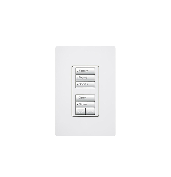 LUTRON ELECTRONICS RRDW1RLDWH RRD-W1-RLD-WH Teclado seetouch 5 botones 2 botones subi