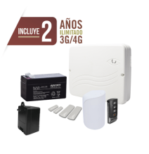 M2M SERVICES PRO4GEN2K PRO4GEN2K KIT Alarma Cloud Híbrido/Comunicador 4G Lte Integrad