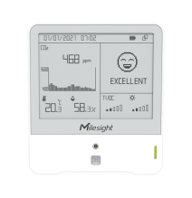 MILESIGHT AM307915M AM307-915M Display LoRaWAN con sensor de temperatura humedad y ca