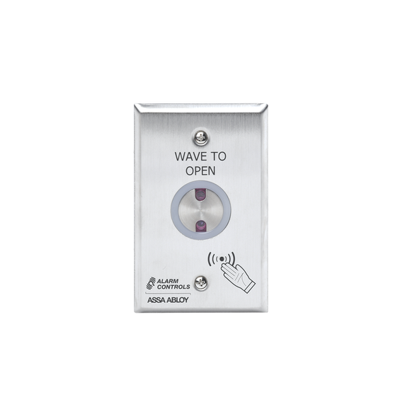 ALARM CONTROLS-ASSA ABLOY NTS1 NTS-1 Botón Sin Contacto para Salida NO NC/ Temporizad