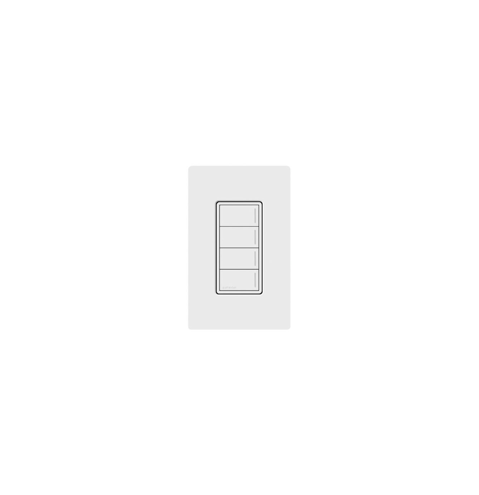 LUTRON ELECTRONICS RRSTW4BWH RRSTW4BWH (RadioRa3) Botonera Sunnata Blanco 4 escenas p LUTRON ELECTRONICS RRSTW4BWH RRSTW4BWH (RadioRa3) Botonera Sunnata Blanco 4 escenas p